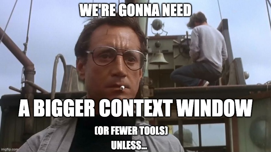 We're gonna need a bigger context window